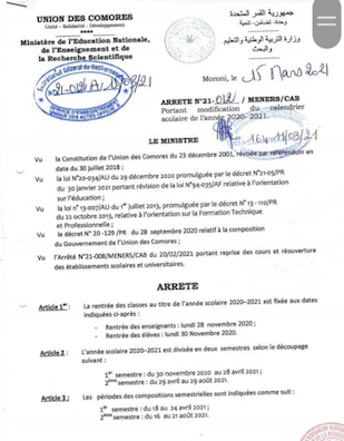 image Éducation : Une année scolaire à deux semestres